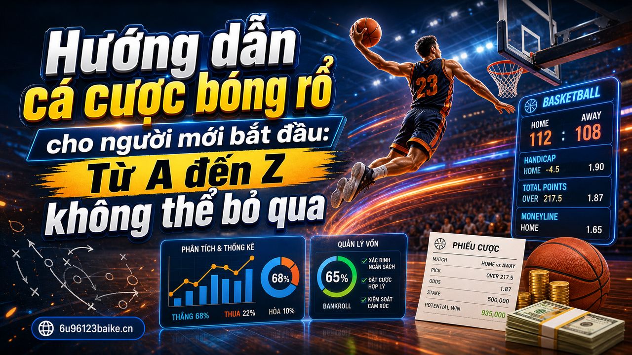 Hướng dẫn cá cược bóng rổ cho người mới bắt đầu: Từ A đến Z không thể bỏ qua