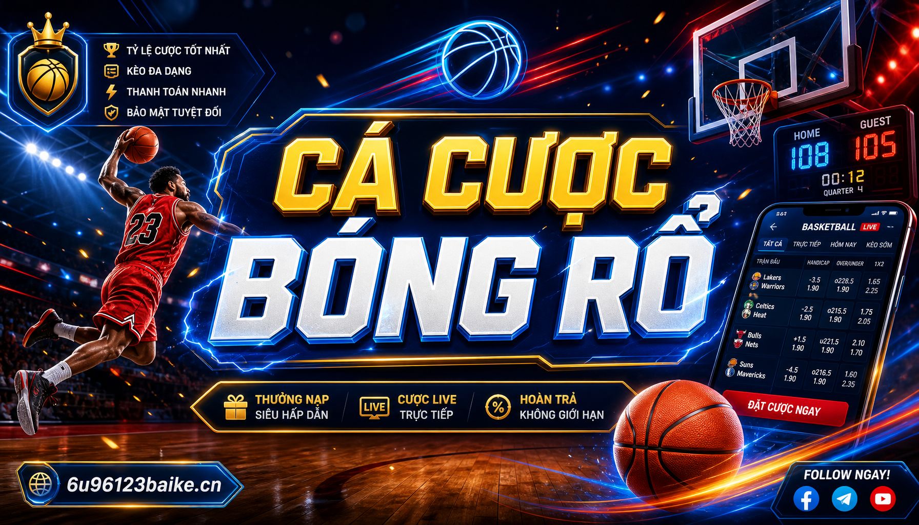 cá cược bóng rổ